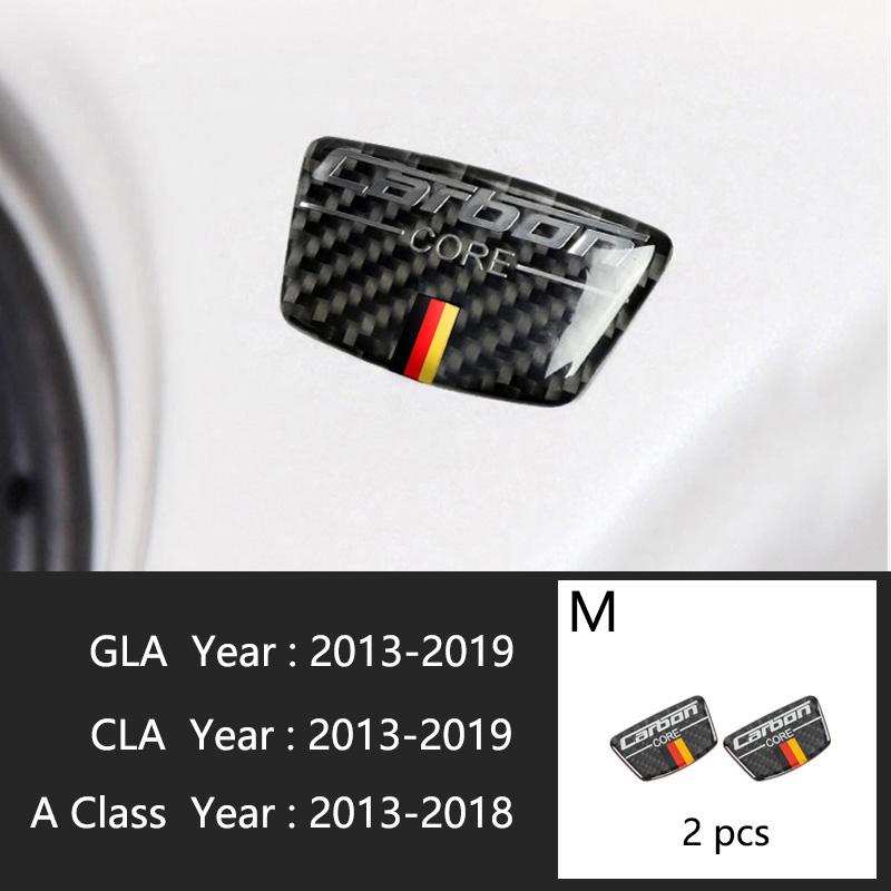 Car Styling Carbon fiber interior button panel Decoration Cover Trim Sticker frame For Mercedes Benz A Class W176 GLA X156 CLA