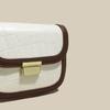 IELGY Fashionable Stone Pattern Saddle Lock Shoulder Bag For Women - New For