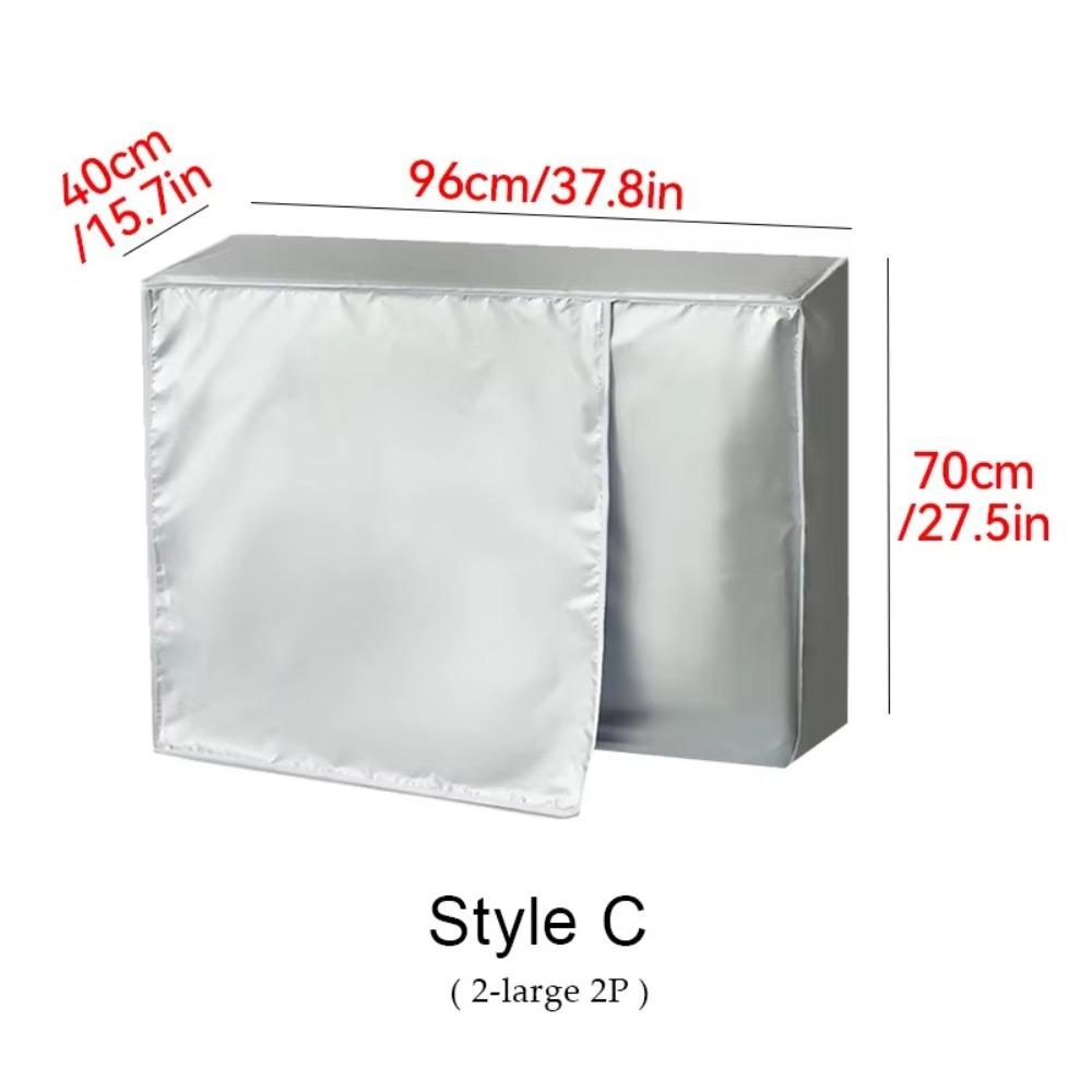 Dust Cover Air Conditioner Cover Waterproof Sun Rainproof Cover Cleaning Cover All Four Seasons