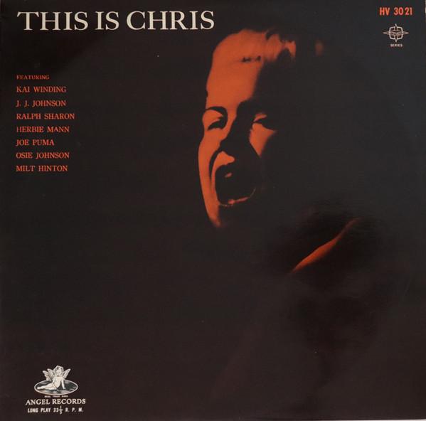 LP Record CHRIS CONNOR - This Is Chris HV3021PROMO ANGEL Japan Jazz Used