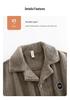Men's Plus Size Flannel Cardigan Pajamas - Thickened Velvet Winter Homewear