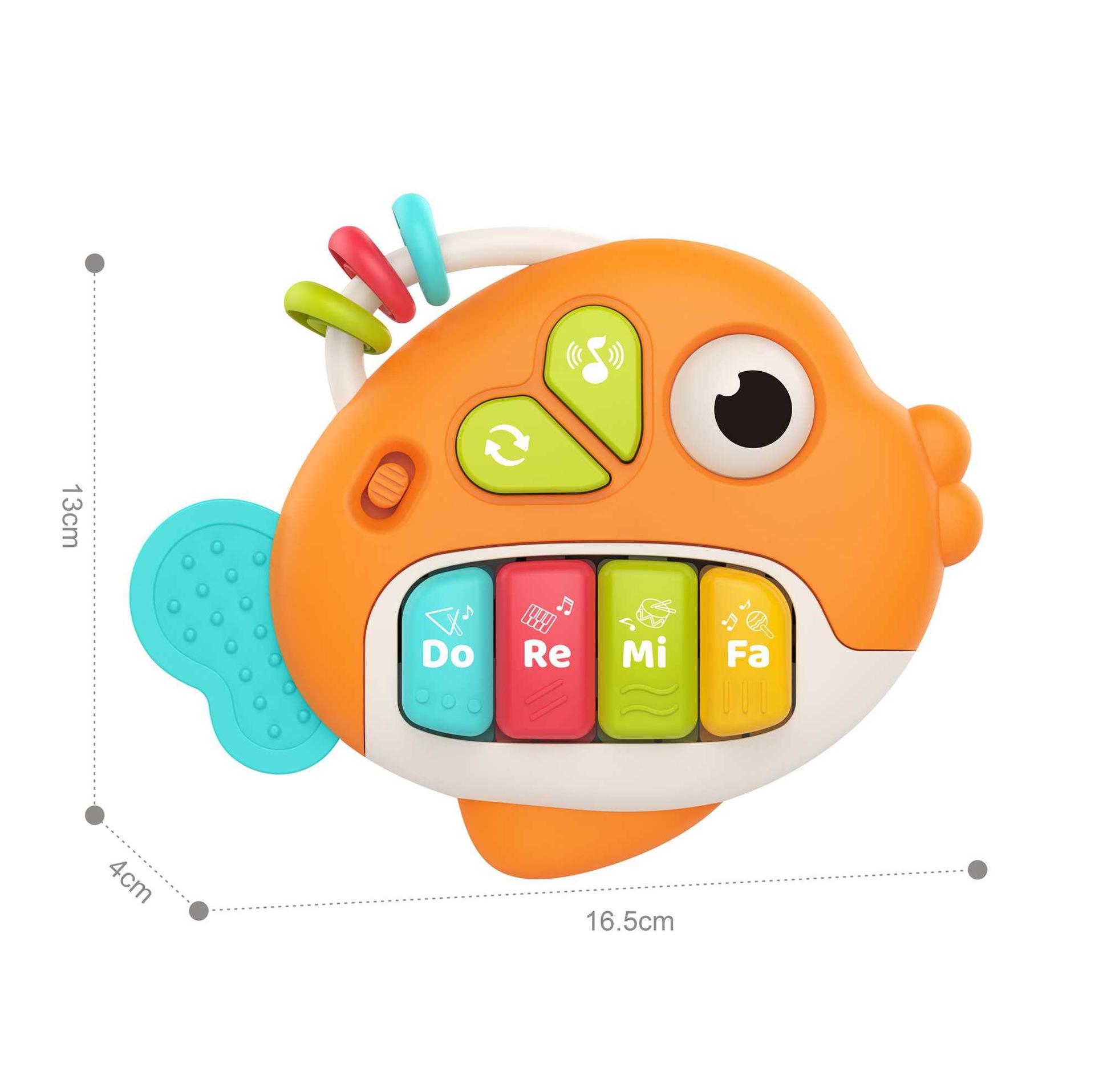 

Kawaii Kids Glowing Electronic Piano Sensory Toy Early Musical Educational Baby Grasping Training Cartoon Multi Functional Organ