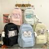 Backpack Japanese Ins Transparent Large Capacity Leisure Travel Backpack Female College Style High School Student Class School Bag Tide