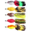 Spezielle Schwarzwasser-Köder für Schwarzfischerei - Thunder Frog Künstlicher Köder 5 Stück 10 cm 13,5 g Neues Hartköder-Angelgerät-Set
