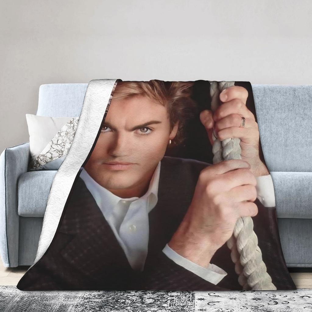 George Michael Cool Singer Blanket Ultra Soft  Throw Blankets for Sofa 50x60 Inch Multi-size Bedspreads