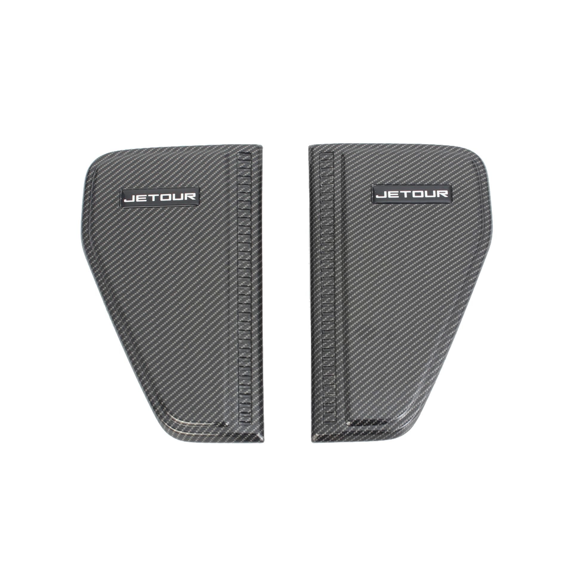 Compatible Front and Side Emblem Trim Decorations for 26 Jetour Traveler Models.