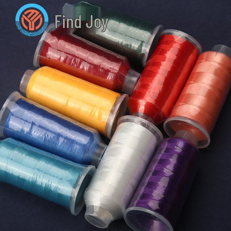 300D Polyester Embroidery Thread: Fine Ice Silk-Like Tassel Material for DIY Sewing and Embroidery.