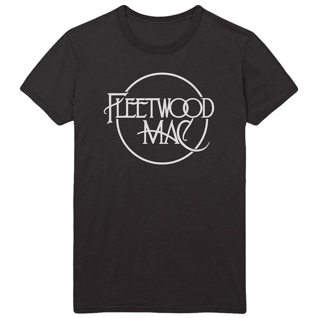 Fleetwood Mac Band Classic Logo Graphic Print Mens and Womens Loose Short Sleeved Tshirt for Casual Wear All Year Round