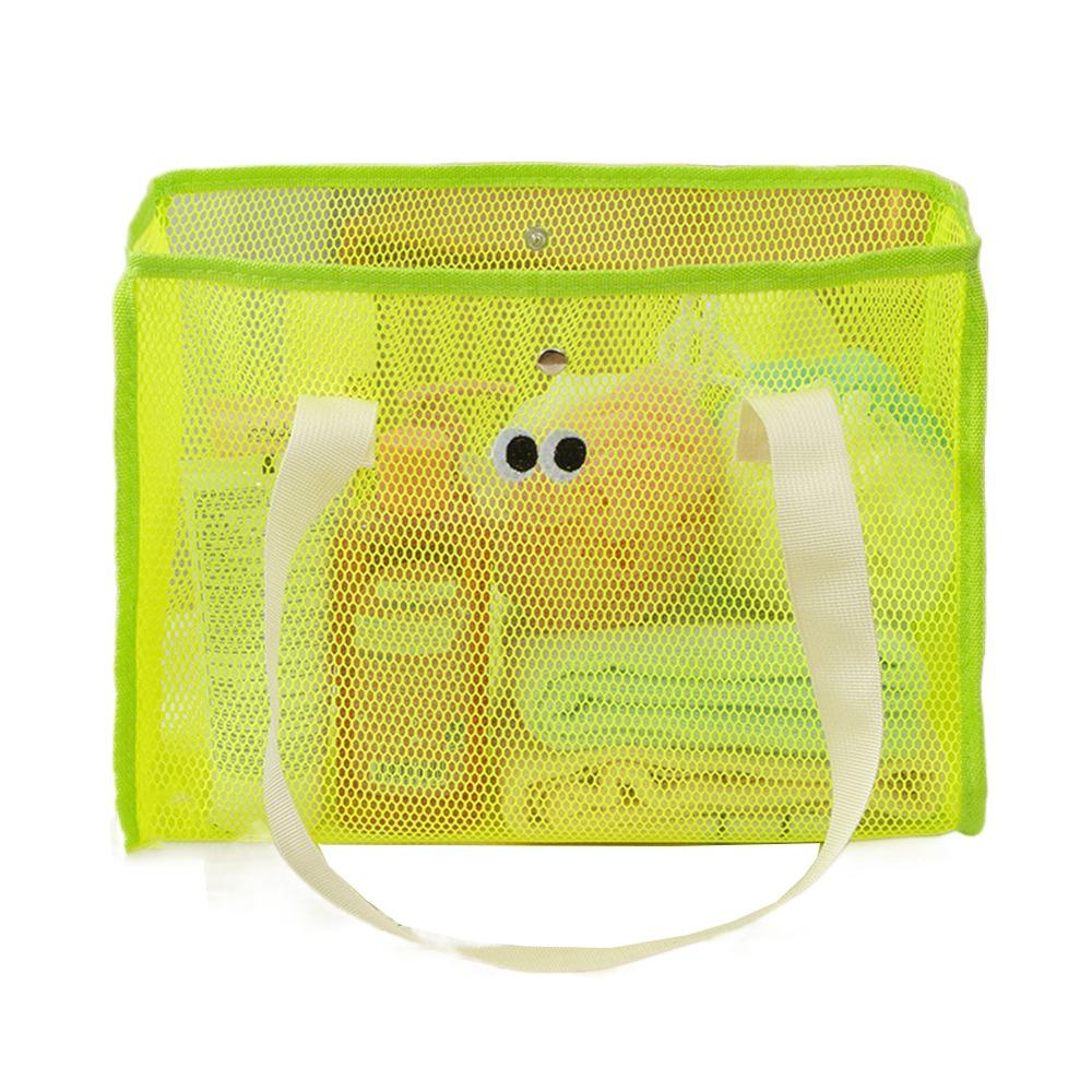 Foldable Big Eyes Beach Mesh Bag Large Capacity Travel Toiletries Organizer  Summer