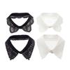 Detachable Office Fake Collar Polar Half Half Decor Collar Stylish Lace Collar  Formal