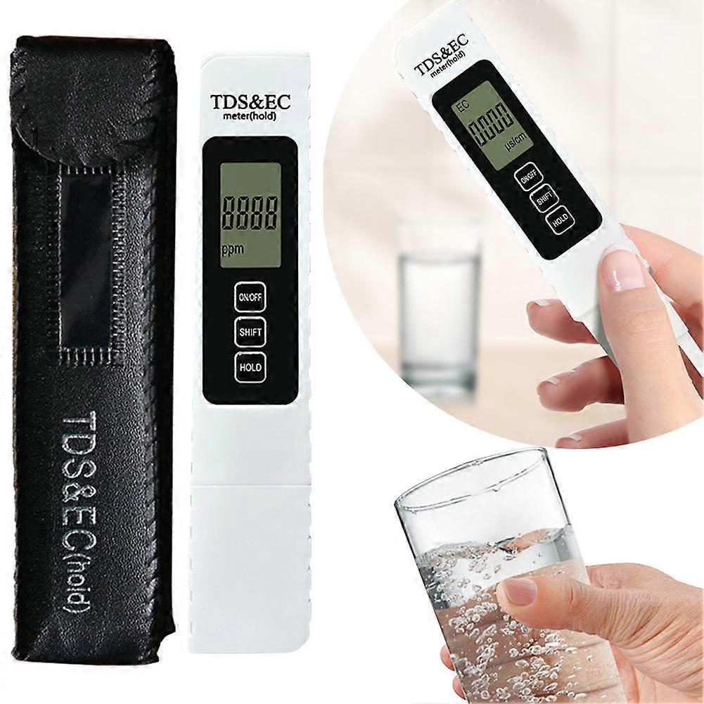 Drinking Water Quality Tester, 3-in-1 Lcd Screen Digital TDS EC Water Tester PPM Meter for Drinking Aquarium Pool