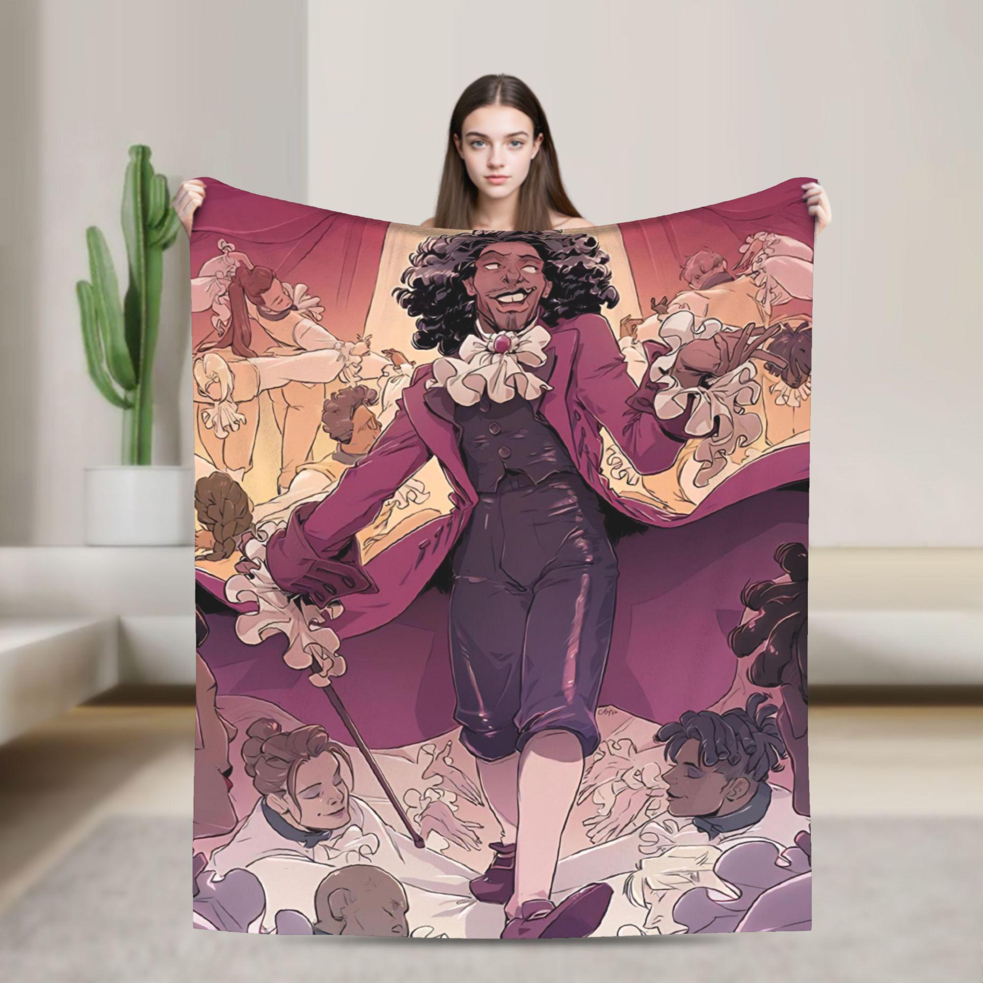 

Hamiltons the Musical Theater Blankets Coral Fleece Plush Historical Hip Hop Soft Throw Blanket for Bedding Quilt Multifunction 30x40in