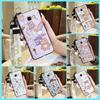 Soft Case Protective Phone Case For Samsung Galaxy J510/J5 2016/J5108 Wrist Strap Cartoon Cute Back Cover Silicone Ring