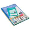 Kyokuto School Notebook, 5mm Grid, B5 Size, LMU5G04M, 4 Notebooks, with Mini Free-writing Notebook Included.