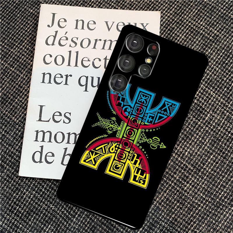 

Amazigh Berber Flag Case For Samsung Galaxy S24 S25 Ultra S20 S21 S22 S23 Ultra S9 S10 Plus S25 FE Back Cover Galaxy S25 FE
