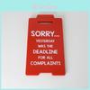 Funny Office Decor Plastic Sign With Inspirational For Workplace Gift