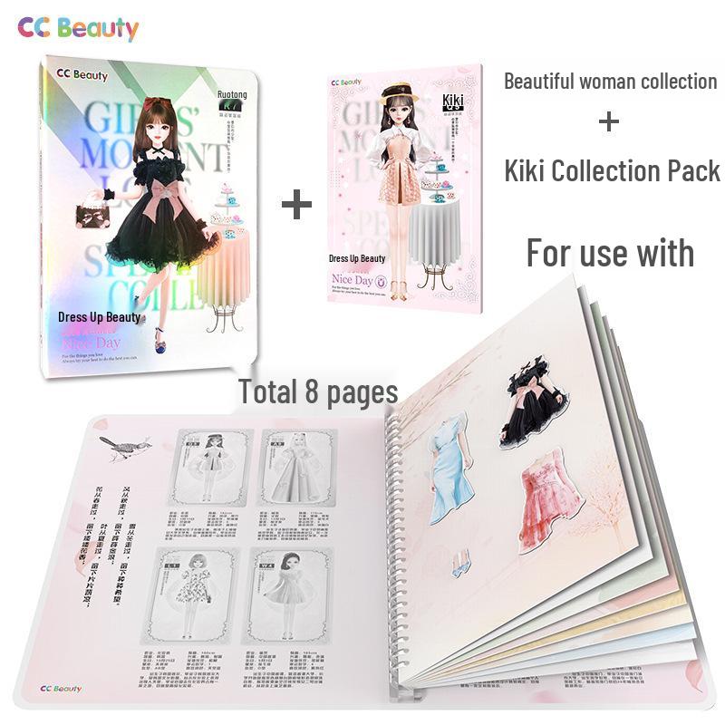Magnetic Dress-Up Puzzle Book for Girls: Sticker Toy and Fashion Doll for Ages 4-6