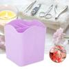 Storage Box Stationery Cosmetic & Manicure Tools Container with   Tower Pattern Pink