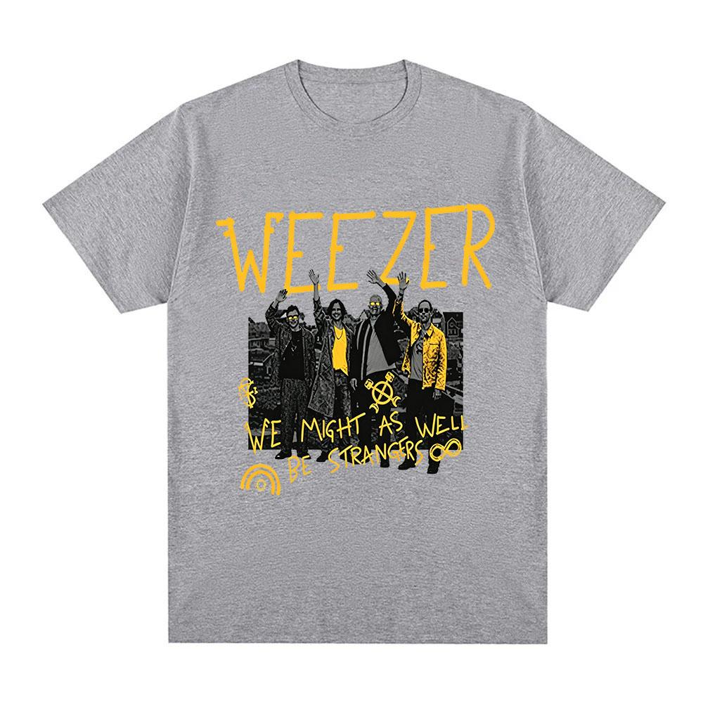Weezer 2026 Bandtour T-Shirt Baumwolle Neue Alben Vorabveröffentlichung Grafikdruck T-Shirts Mode Damen Herren Lässig Rundhals Oberteile Sommer