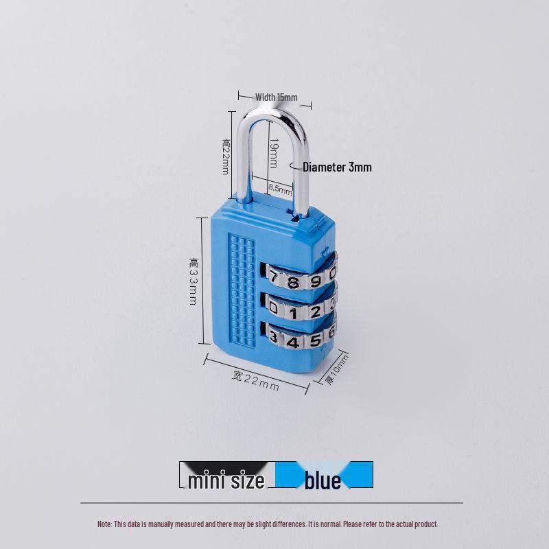 

Waterproof Rustproof Anti-Theft Combination Padlock for Suitcases, Gyms, and Cabinets