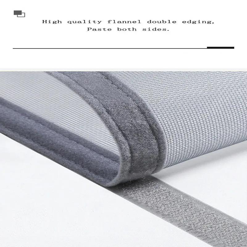 Grey Mosquito Net Mesh, Non Perforated Screen Window Self-adhesive, Screen Window Mesh Suitable for Door and Window Curtain Mesh