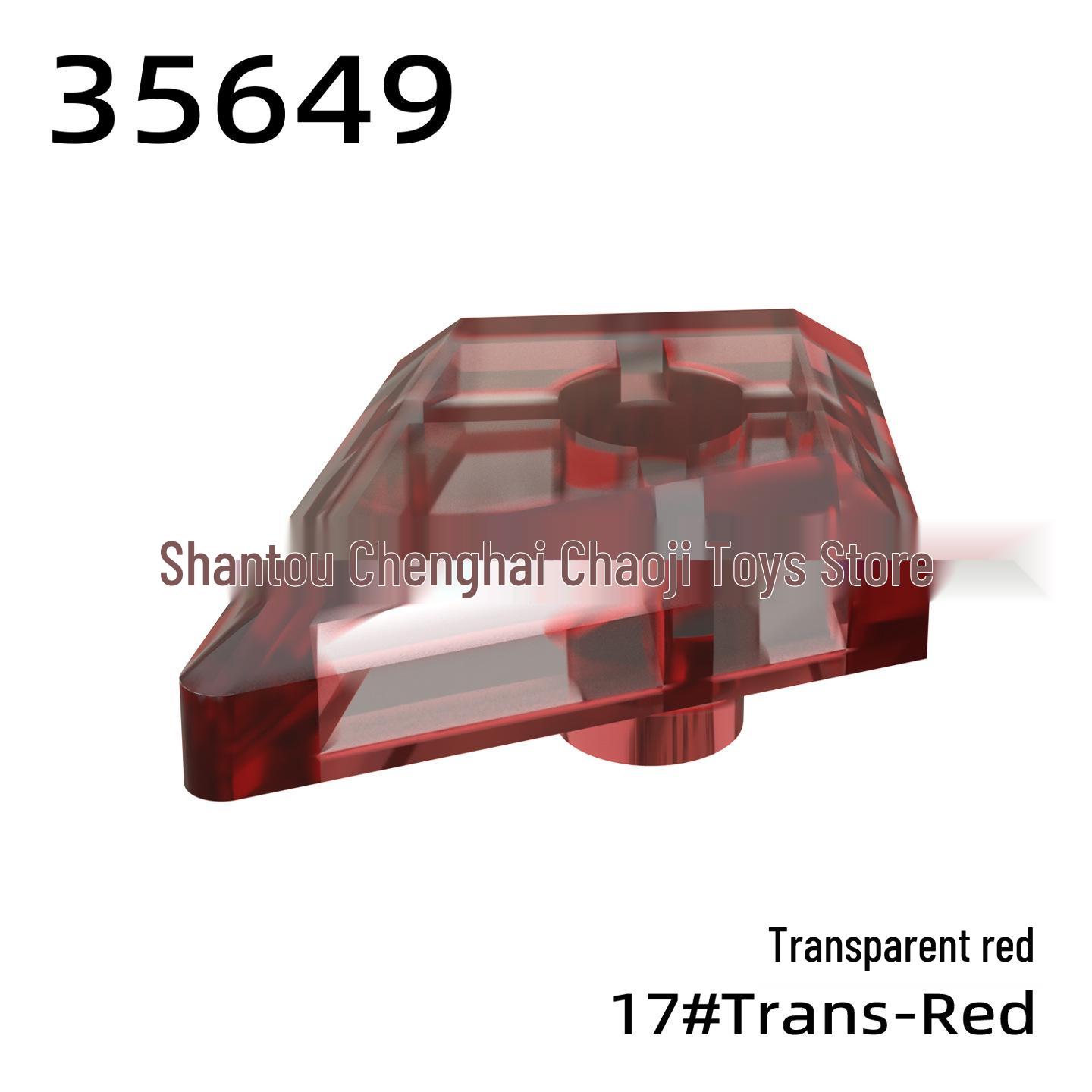 ChaoJi Compatible 35649 Translucent Diamond-Shaped Building Block Panel with Round Bar