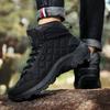 Winter Anti-Rutsch Herrenstiefel Outdoor Leder Wanderstiefel Atmungsaktive Herren Wüstenstiefel Bequeme Stiefeletten Herren Arbeitsschuhe