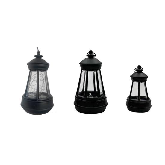 Hanging Solar Lantern, Retro Lantern Garden Solar Lamp, Waterproof Outdoor Solar Light for Backyard Porch Terrace Decor