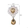 10x Rhinestone Pendant for Jewelry Making, Finding Supplies, DIY Necklace Bracelet Dangle, Hair