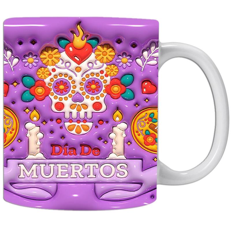 3D Pumpkin Pumpkin Spooky Ceramic Coffee Mark Cup Tea Cup Halloween Halloween Boo