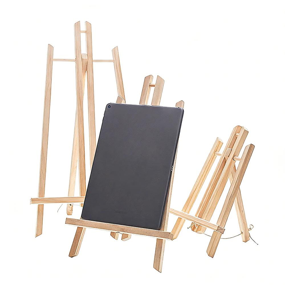 2pcs Tabletop Easel Stand,Mini Adjustable Wood Easel For Canvas,Painting,Artists,Classroom,Wedding,Party,Craft Show,Home Decor