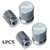Car Wheel Tire Valve Caps Tyre Stem Covers Airdust Waterproof Accessories For Suzuki SX4 S Cross