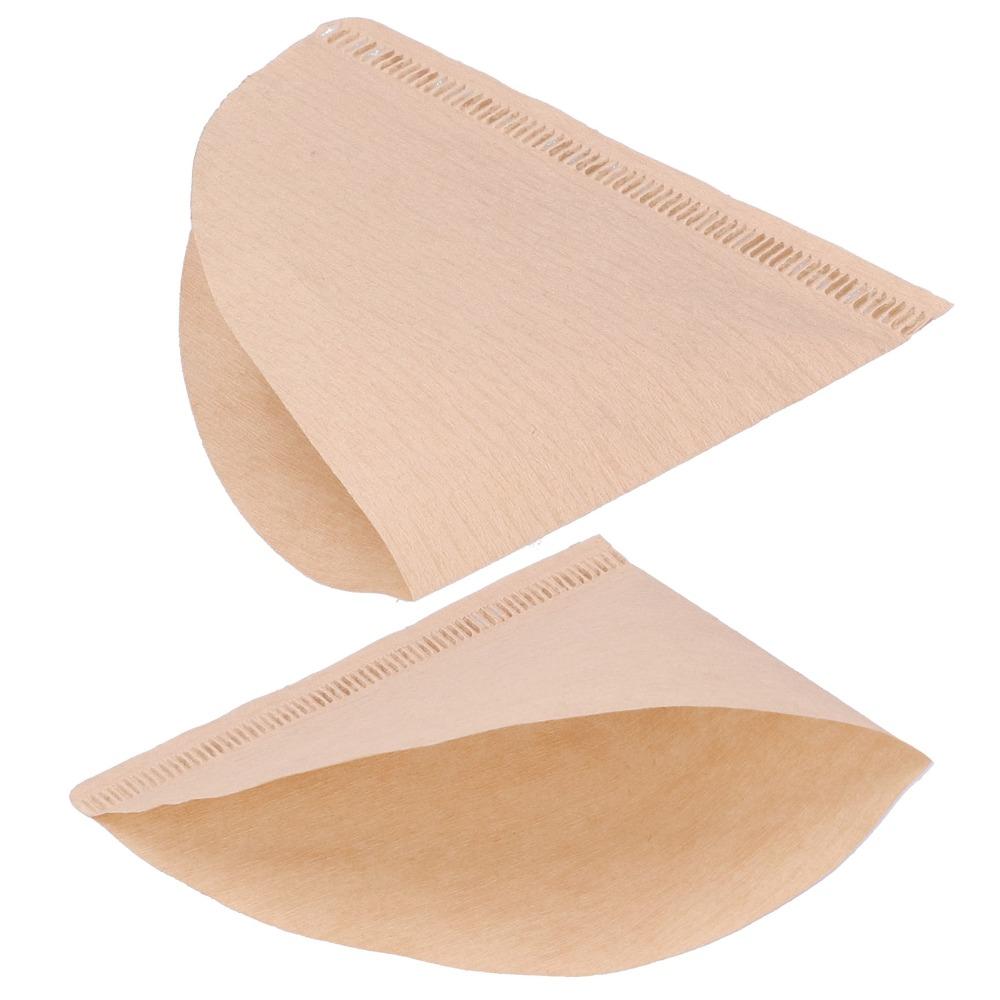 100pcs Set Portable Coffee Filter Paper One-Use One-Use Filter Paper Pour Over Coffee