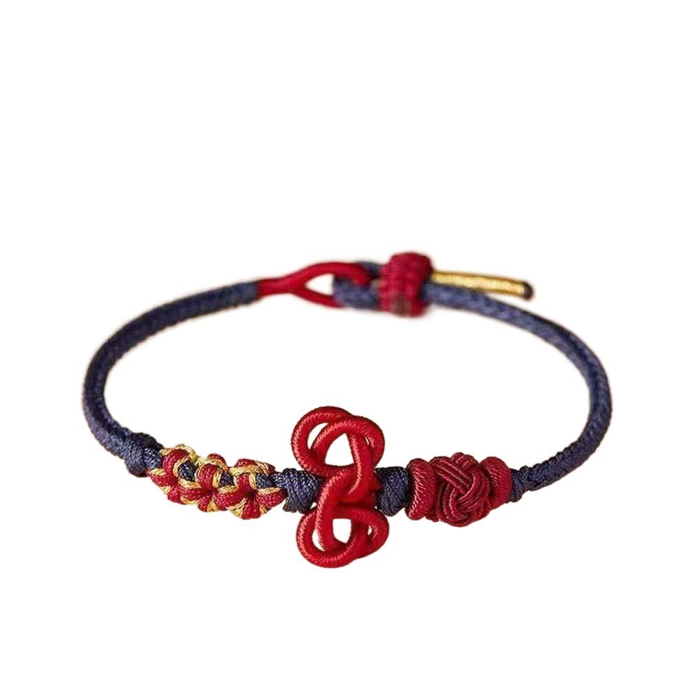 

Adjustable Exam Success Woven Bracelet Personality Chinese Knot Bangle Women