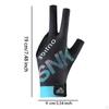 3 Finger Billiard Glove Pool Cue for Women Men Non Slip Left Hand Lightweight Snooker
