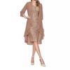 Lace Chiffon Dress Two-Piece Set Mini Skirt Polo Neck Sleeveless Princess Sleeve Origin China Women's