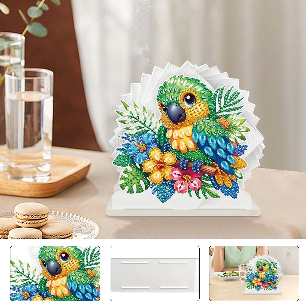 DIY Diamond Painting Napkin Holder Kit for Home & Office Decor