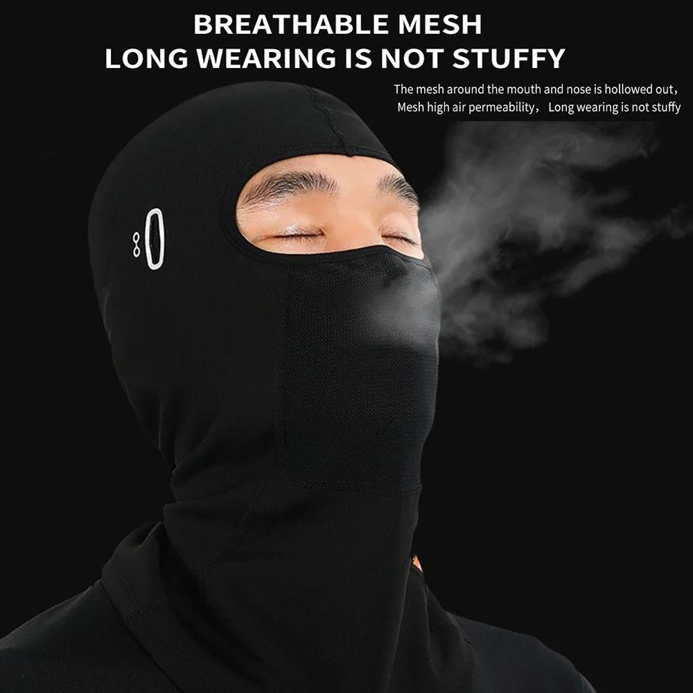 Breathable Cycling Balaclava Fleece Helmet Liner Hats Face Cover Bicycle Hat  Men Women