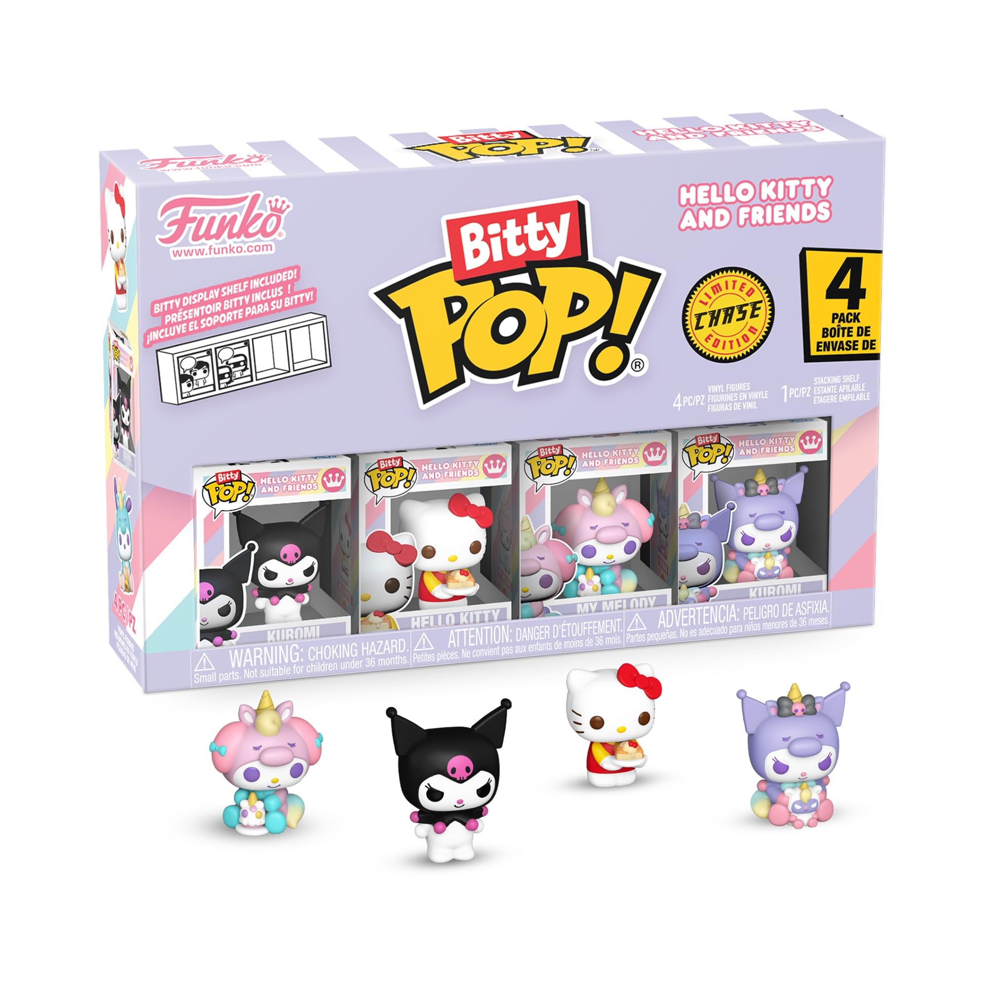 FUNKO Bitty 4pk Funko Bitty Pop Series Kuromi Set of 4 Pop! -  Sanrio  - Sanrio -