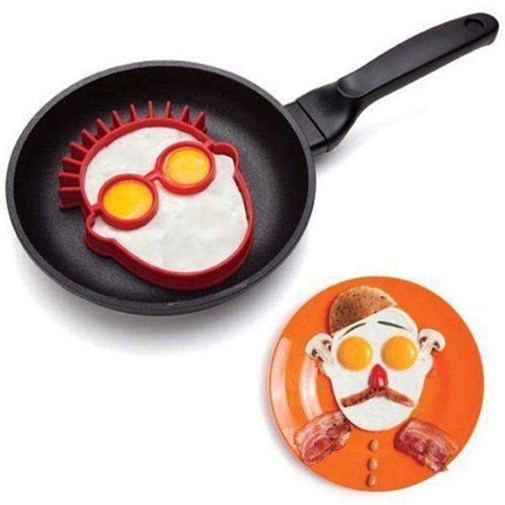 Unique Silicone Eye Glasses Man Egg Fryer Baking Tool