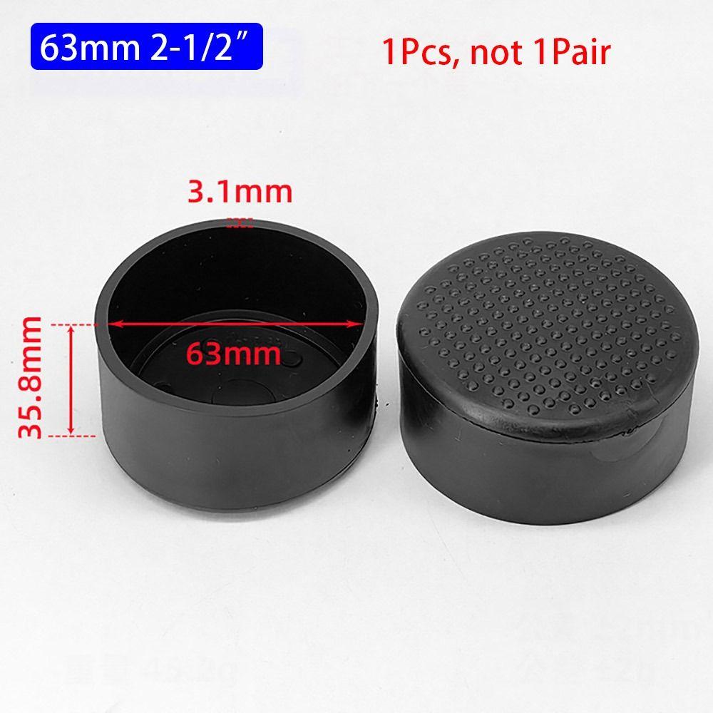 1Pcs Table Bottom Cover Round Tube Plug Furniture Feet Tubing End Covers New Chair Leg Caps