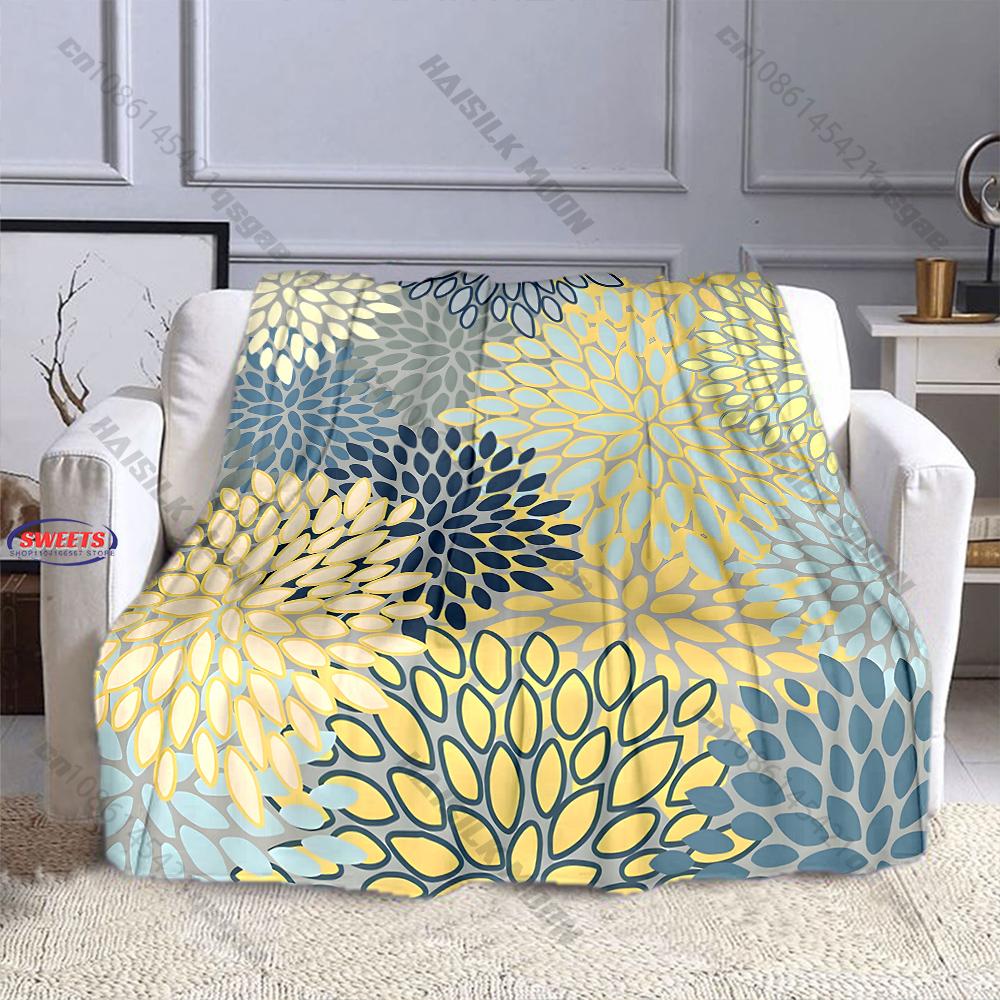 Aquarell-Blumenmuster-Decke Zimmer Sofa Dekorative Decke Mehrere Größen Mehrere Szenen Verfügbar Top 10 Weihnachtsgeschenke Schneller Versand