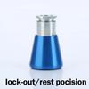 Factory Black/Silver/Red/Blue Colored Supply Aluminum Alloy Threaded-In Spring Loaded Plunger With Hold-Open Feature