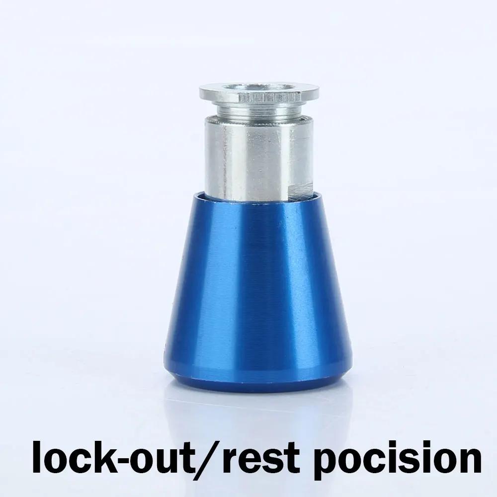 Factory Black/Silver/Red/Blue Colored Supply Aluminum Alloy Threaded-In Spring Loaded Plunger With Hold-Open Feature