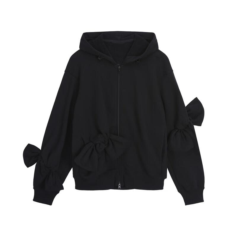 JNBY 2023 Fall Hooded Zipper Sweatshirt
