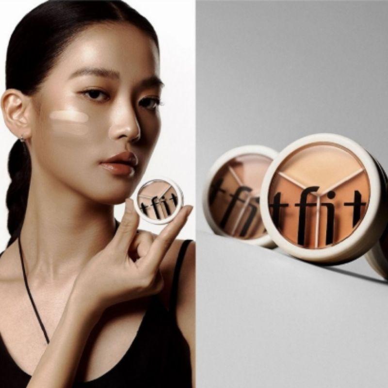 TFIT High Coverage Flawless Concealer K-Beauty Cover Up Pro Multi-Shade Correction Base