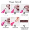"Portable Electric Nail Polisher with Convenient Handle and Cap"