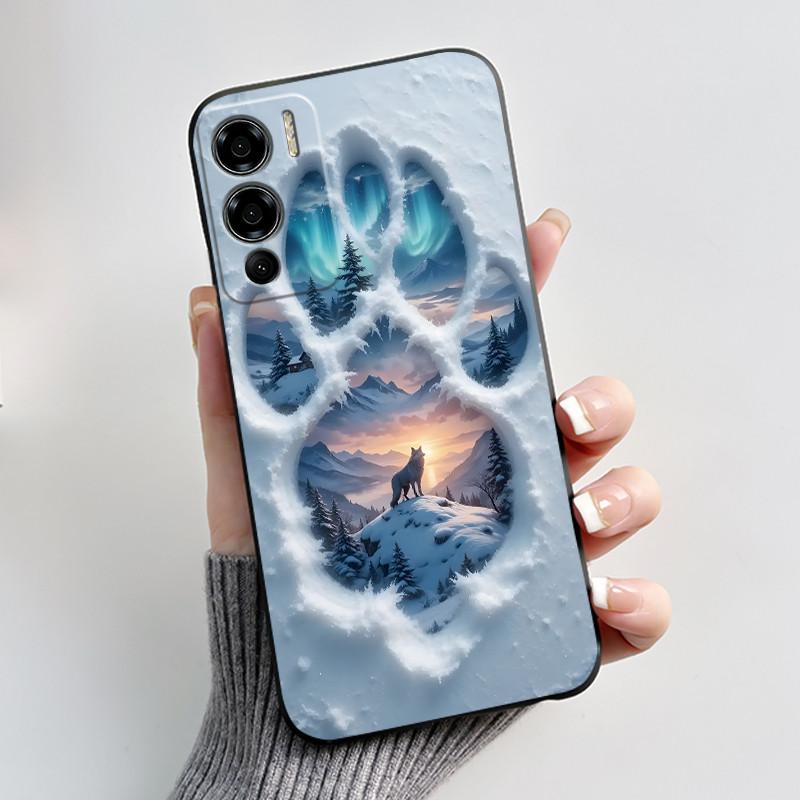 Case For Doogee N60 Pro Phone Case Luxury Cute Love Heart Rabbit Cartoon Funny Cover Black TPU Soft Silicone Protective Casing
