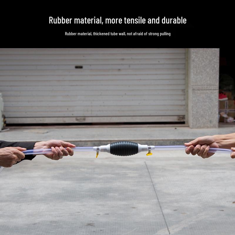 Bomba de Sucção de Óleo e Água para Carro: Mangueira de Vácuo Manual para Extração de Combustível e Água