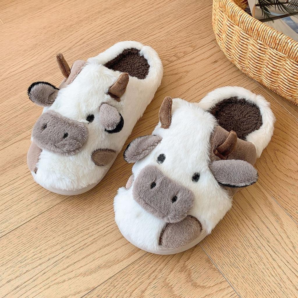 Winter Plush Men Slippers Plus Size Women for Man Furry Shoes